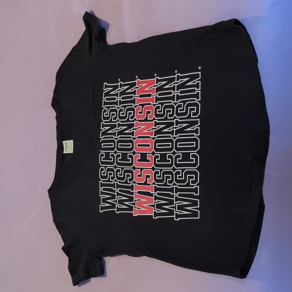 PINK M V neck tee
